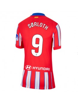 Billige Atletico Madrid Alexander Sorloth #9 Hjemmedrakt Dame 2024-25 Kortermet